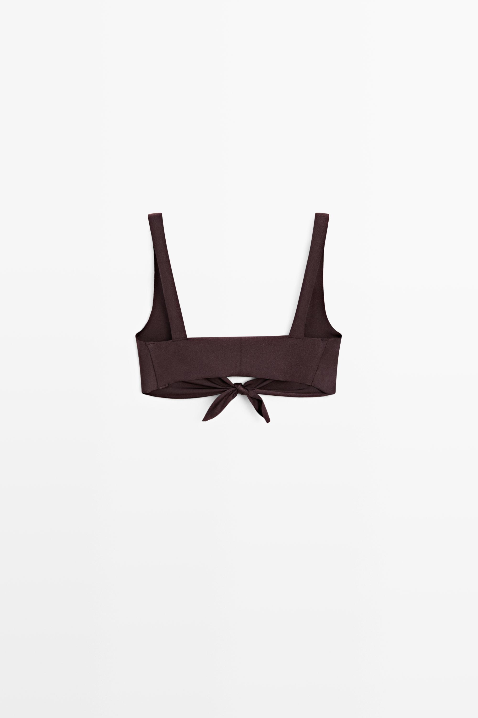 Haut de bikini brillant